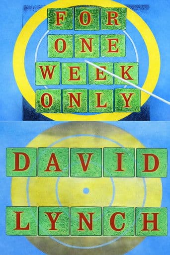Jonathan Ross Presents for One Week Only: David Lynch